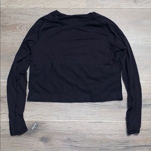 navy Lulu lemon running top